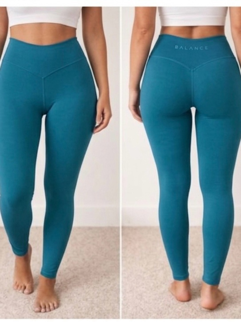 Balance Athletica Teal Active Leggings